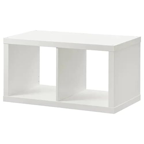 Ikea Kallax Regal, Bücherregal, Wandregal, Raumteiler in weiß (77 x 42 cm)