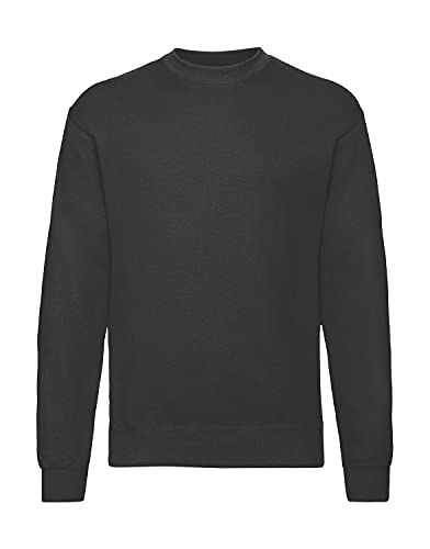 Fruit of the Loom Herren 62-202-0 Sweatshirt, Schwarz, m