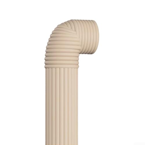 Rohr Frostschutzstreifen, Outdoor Wasserrohr Frostschutzstreifen, 2M Frostschutzband Schaumstoffband für Rohre Winterschutz Lärm (Beige)