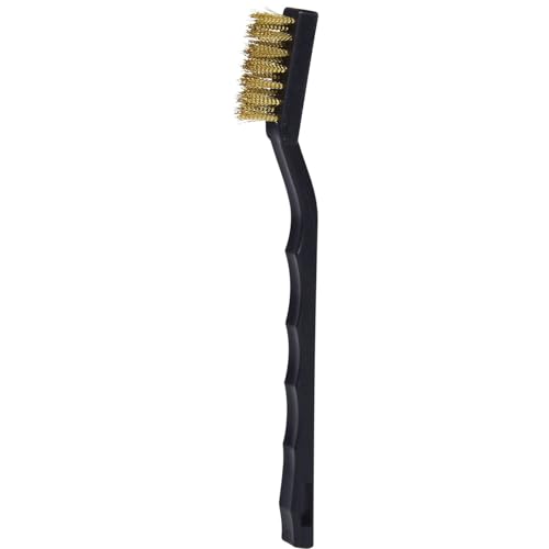 KS Tools 201.2316 Messingdraht Zündkerzen-Drahtbürste-2-reihig, 170mm