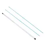 harayaa 2 Stück Golf Alignment Sticks Golf Swing mit durchsichtigem Aufbewahrungsrohr für die Schwungpraxis, Blau, 100CM