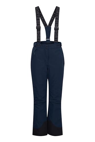 NORTH BEND NBHildi Damen Skihose wasserdicht Winddicht atmungsaktiv Schneehose Winterhose mit Wassersäule 10000mm W-PRO Wetterschutzsystem, Größe:44, Farbe:Navy Blazer (2048)