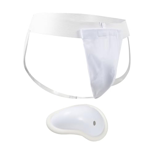 GkgWuxf Leistenschutzboxen, Boxbecher - Tragbarer MMA -Leistengegender - Männer Jockstrap, Kampfzubehör, schockabsorbierende sportliche Anhänger für Kinder Erwachsene Kämpfe zum Training