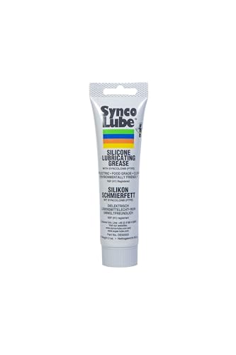 Super Synco Lube 92003 - Silikon Schmierfett mit Syncolon (PTFE), 85g Tube