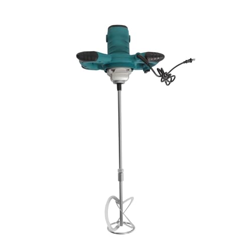 Mörtelmischer, Professioneller Handmischer, Mörtelmischer für Industrie und Haushalt, Betonmischer, 6 Geschwindigkeiten einstellbar 800r/min, 2100W.