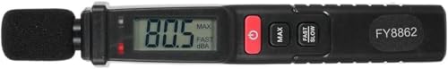 ChicBosomn Hochpräziser Schallpegelmonitor FY8862 mit benutzerfreundlichem LCD-Display, ideal für die Überwachung von Büro- und Fabriklärmen