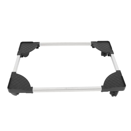 Fockety Computer Tower Stand, Stahl Einstellbar Mobile CPU Stand Lüftung und Wärme Ableitung PC Tower Halter mit Laufrädern für Spieler und Schüler