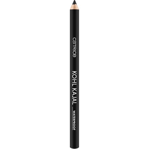 Catrice Kohl Kajal Waterproof, Nr. 010 Check Chic Black, schwarz, definierend, schimmernd, glänzend, vegan, wasserfest, Mikroplastik Partikel frei (0,78g)