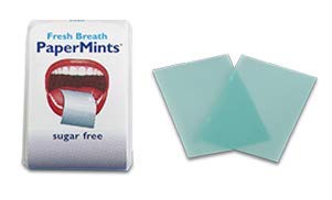 PaperMints Cool mint strips 3 x packs of 24 strips Sugar free by Paper mint