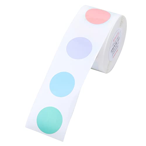 Thermo-Etikettenpapier für D101-Etikettendrucker, Barcode, Preisgröße, Name, blanko, wasserdicht, reißfest, 17 x 17 mm, 290 Blatt/Rolle, für Zuhause, Organizer, Supermarkt, Geschäft, Catering
