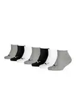 PUMA Junior Sneakersocken Kinder - 7 Paar - Grey-White-Black-Mix - Größe 23-26