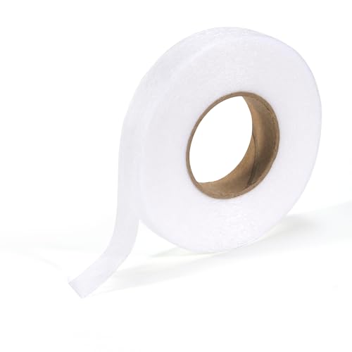Elalove Saumband zum Aufbügeln, 2cm x 60m Gardinenband zum Aufbügeln Nahtband zum Aufbügeln Waschfestes Bügelband für Vorhänge Nahtband für Stoff, Gardinen und Textilien