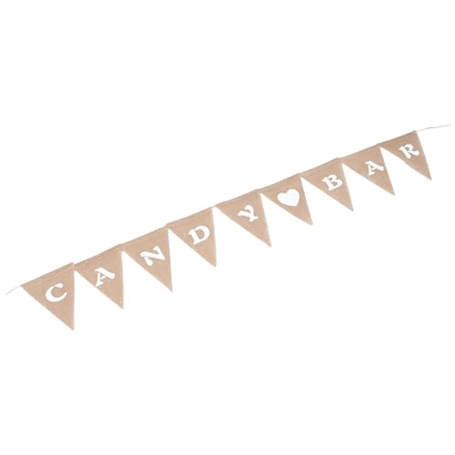 CHILDWEET Banner Wimpel Weihnachten hochzeitsleinenbanner Party Flagge Geburtstagstischdekorationen hochzeitslaken hochzeitsbingo Pennant Girlande aus Baumwollstoff dreieckige Wimpelgirlande