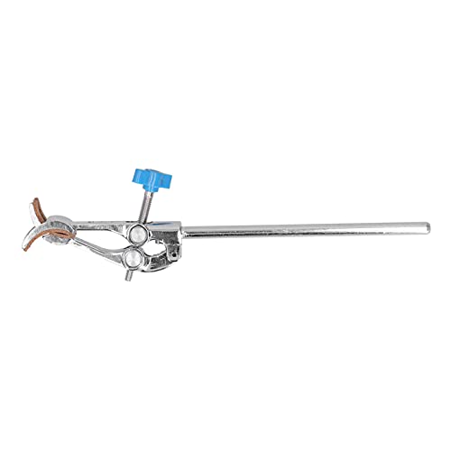 Laborklemme 4-Zinken Kolbenbecherhalter mit Korkauskleidung für Schutz, 250mm Länge