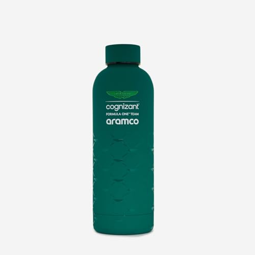 Aston Martin F1 Team Cognizant Aramco – Dynamics Edelstahl Watter Bottle Grün – Offizielles Formel-1-Merchandise-Produkt