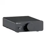 Fosi Audio Q6 Mini-Desktop-DAC, USB C Digital-Analog-Audio-Wandler für Heim-Stereo-Verstärker und Kopfhörerverstärker, optischer/koaxialer Eingang, RCA-Ausgang/Sub-Out, Hi-Res 32bit/768kHz DSD512