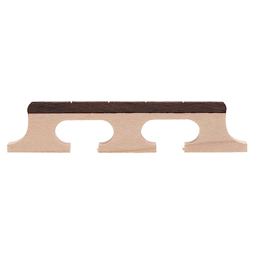 XANHOY Banjo-Ukulele, Musikinstrumente, Ahorn- und Ebenholzbrücke, 1,6 cm