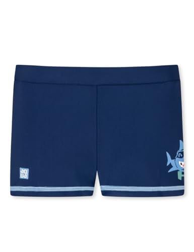 Schiesser Jungen Badeshort - Schnelltrocknend Badehose, Blau_180939, 104 EU