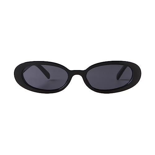 ADEWU Retro Oval Sonnenbrillen Herren Damen 90er Vintage Rechteckig Sonnenbrille für Reise Fahren Geschenk