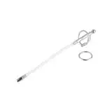 Beauty7 Silikon Sounding Penis Stick mit 2 Penisringen Harnröhren Plug mit Bohrung Penis Plug Männer Masturbation Sex Spielzeug - 0010