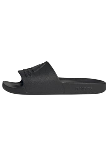 adidas Unisex Adilette Aqua Slides, Core Black/Core Black,44.5 EU