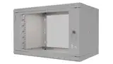 Stalflex Server Netzwerkschrank 19 Zoll 6U 350mm Standard - Hochbelastbarer Stahl - Computer- & Server-Racks - Serverschrank, kompatibel mit 19 Zoll Fachboden und Rack Schienen - Glastür