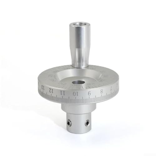 HEIBTENY Drehmaschinen-Handrad Aus Aluminiumlegierung, Schiebehandrad, Waagenhandrad, Schaukelrad, Hohe Genauigkeit, Robust, 6 mm/8 mm/10 mm/12 mm(10mm)