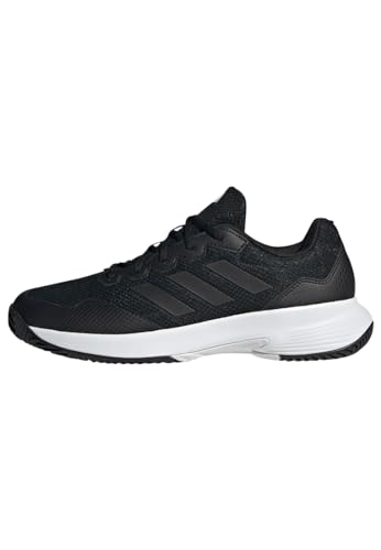 adidas Herren Gamecourt 2.0 Tennis Shoes-Low (Non Football), Core Black/Core Black/Grey Four, 44 EU