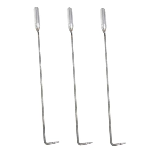 VICASKY 3Stücke Camping Kaminschürhaken für Outdoor Feuerstellen Leichtes und Robustes Zubehör für Grill und Kaminaktivitäten für Heimgebrauch