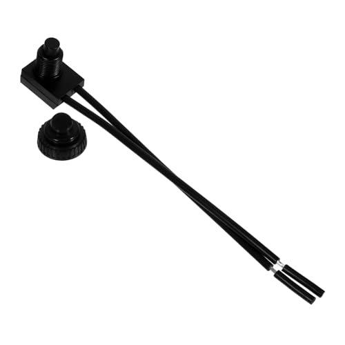 MUCKLILY Wasserdichter Schalter Schaltersteuerungen Für Motorräder Lenkerschalter Motorrad Motorrad-lichtschalter Motorrad -lenkerschalter Lenker Wechseln Motorradteil Black Plastik