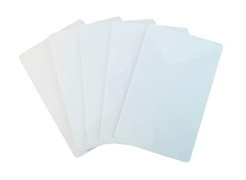 5 Premium Plastikkarten/PVC Karten Weiss, 1-5000 Stück, Rohlinge, blanko, Kartendrucker, NEU! (5)