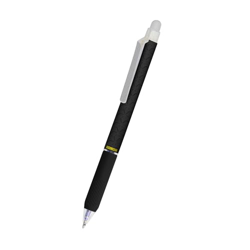 Online magiXX radierbarer Tintenroller Schwarz I Gelschreiber blau I radierbare Gel-Mine, medium, austauschbar I Tintenroller mit thermosensitiver Tinte I Radierstift, radierbarer Kugelschreiber