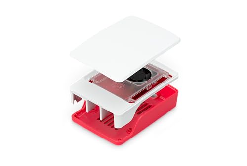 offizielles Gehäuse für Raspberry Pi 5, rot/weiß