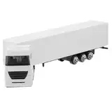 Garneck Mini LKW Modellauto Weiß – Reibungs- LKW Aus Legierung Dekoration Für Zuhause Und Büro Ideal Für Sammler