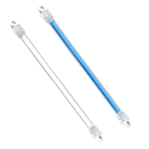 NHPY 2 Stück Tennis Vibration Dämpfer Tennisschläger Stoßdämpfer Weich Silikon Schläger Dämpfer Lang Tennis Dämpfer Racquetball Zubehör für Tennisspieler Sports Gefallen