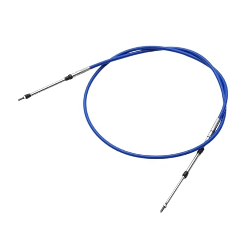 JKELPV Bootspersenning Bootsabdeckung 6-19ft 1,8 M-5,8 M Marine Gashebel Fernbedienung Box Kabel Für Außenbordmotor Boot Motor Lenkung System(14ft 4.3M Blue)