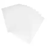 CHILDWEET 10Stücke Transparente PVC Folie für Rahmenherstellung Hohe Haltbarkeit für Fotoschutz Kreative DIY Projekte Frosted Oberfläche