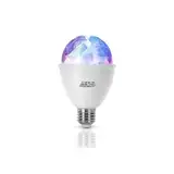 A2ZWORLD LED RGB Lampe E27 3 W Kristall Strobe Effekt Diskothek Lichter für Party Events, 80 x 130 mm (1)