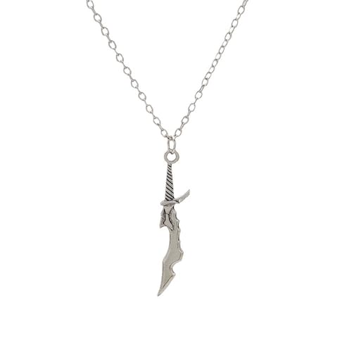 JUSONGKWCP Solo Levelings Halskette Anime Figur Cosplay Necklace Accessories Solo Levelings Waffen Metall Anhänger Jewelry