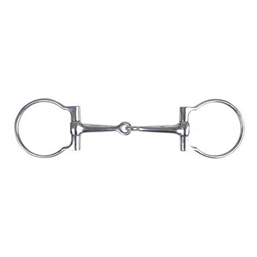 HKM SPORTS EQUIPMENT Western D-Ring Snaffle, einfach gebrochen, 125 mm