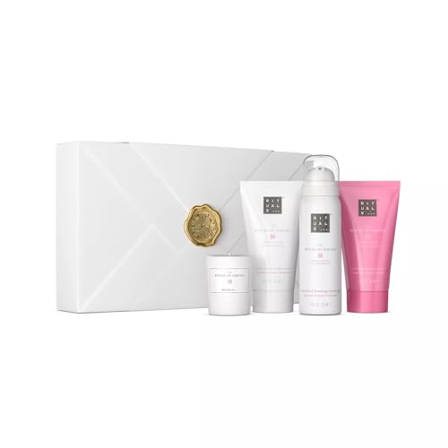 RITUALS Geschenkset für Frauen von The Ritual of Sakura, Kleines Geschenkset - mit Reismilch & Kirschblüte - Hautpflegende & erneuernde Eigenschaften