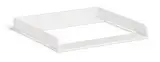 Bellabino Oti Wickelaufsatz passend für IKEA Malm, Hemnes, Nordli Kommoden, weiß, 10 x 74 x 80 cm - hochwertiger Wickelaufsatz