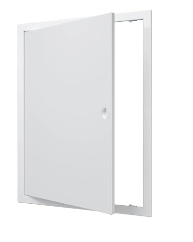 Revisionstür 40x50 cm Weiß Revisionsklappe Revision ABS-Kunststoff Revisionsklappe trockenbau Wartungstür wartungsklappe Serviceklappe zur Inspektion und Abdeckung Inspektionstür Zugangstür 400x500 mm