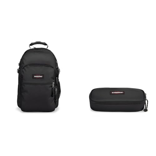 EASTPAK Tutor Rucksack, 48 cm, 39 L, Black (Schwarz) & OVAL SINGLE Federmäppchen, 22 cm, Schwarz (Black)