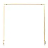 Esschert Design Tisch Deko Stange Klemme Gestell Deko Metall Gold ausziehbar Tafel 117-211 cm