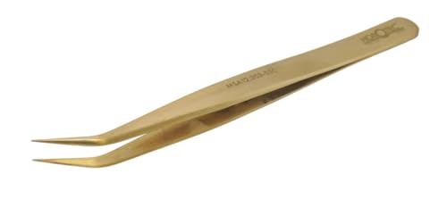 KD89 Horotec MSA12.303 Präzisions-Pinzette für Uhrmacherkunst aus Messing, hervorragende Verarbeitung, Made in Switz, verschiedene Größen zur Auswahl (12.303-S5C)