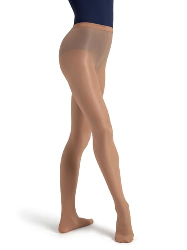 Capezio Ultra Shimmery Footed Tight, Toast, X-Large