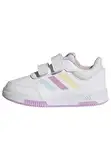 adidas Tensaur Hook and Loop Shoes Laufschuhe, Cloud White/Blue/Bliss Lilac, 25 EU