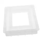 Gadpiparty Diy Silikonform für Rechteckige Fotorahmen Drop Form Flexible Epoxidharz Silikonform Einfach zu Verwenden für Bastelprojekte und Foto Rahmenherstellung