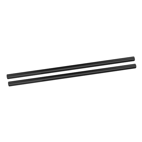 Nitze 15mm Carbon Fiber Rods 40 cm, 15mm Kamera Carbon Fiber Kohlefaser Stangen mit M11 Innengewinde (2 Stck.) - RCF15-400